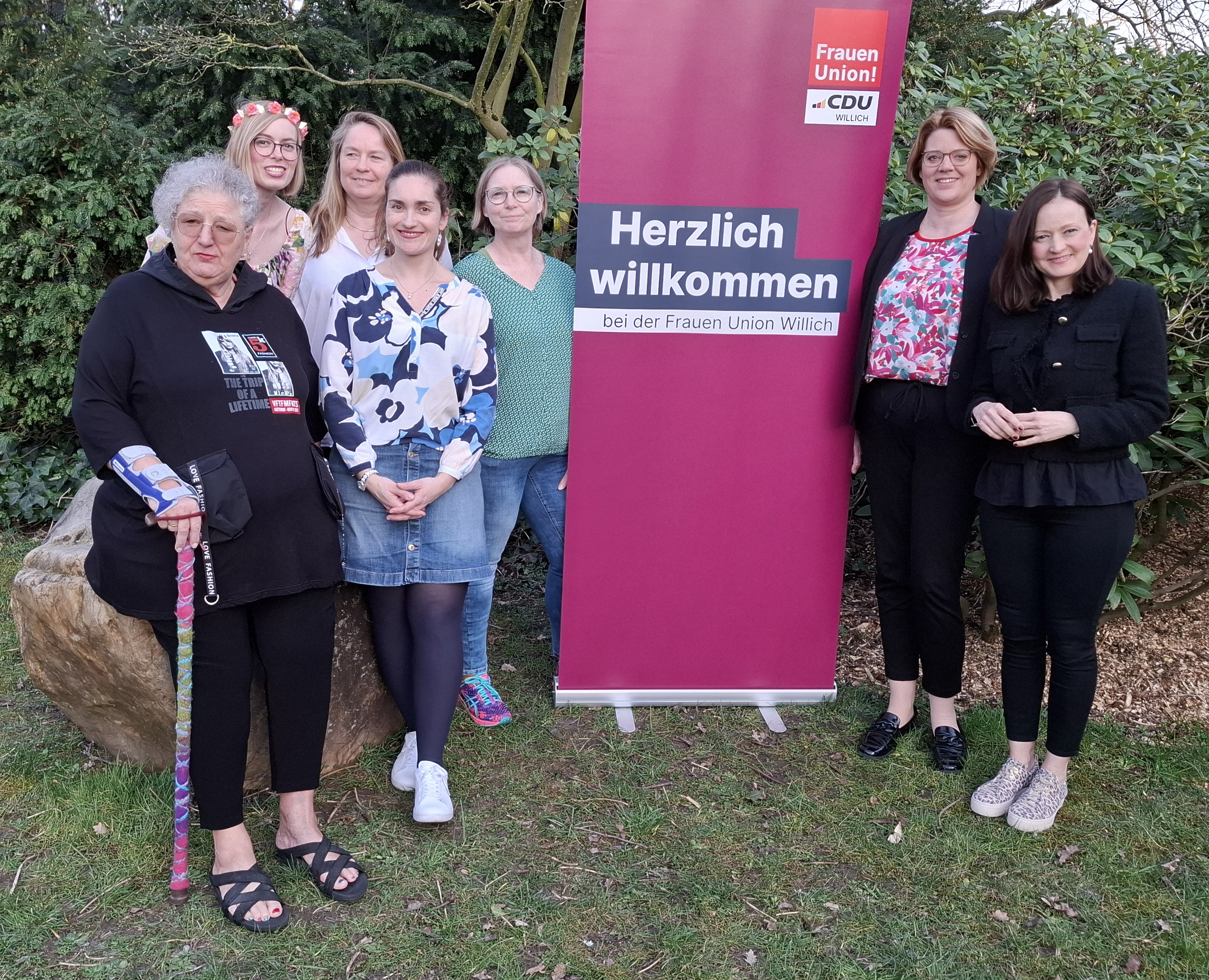 Der Vorstand der Frauen Union Willich mit der Vorsitzenden Dr. Claudia Pascaly (2. von rechts)